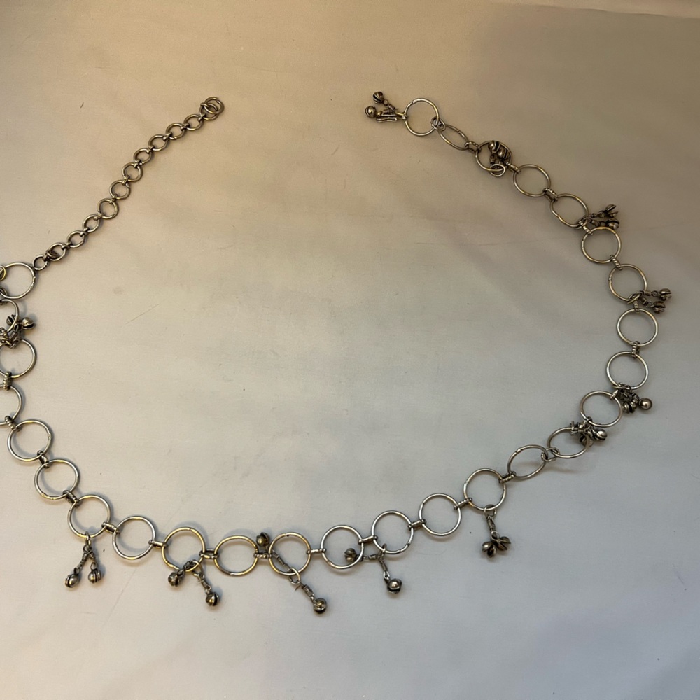 Elegant Silver Chain Belly Dancing Belt